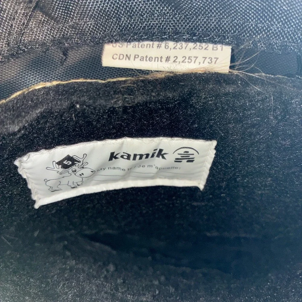 Kamik Snowcloud3 Waterproof Winter Snow Boots Youth/Women's 5